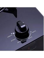 Fogão atlas 5 bocas mônaco top glass com mesa de vidro e acendimento automático bivolt – preto