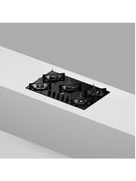 Cooktop 5 bocas electrolux ke5gr efficient mesa de vidro grade de aço fosco bivolt