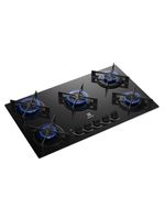 Cooktop 5 bocas electrolux ke5gr efficient mesa de vidro grade de aço fosco bivolt