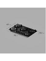 Cooktop 5 bocas electrolux ke5gr efficient mesa de vidro grade de aço fosco bivolt