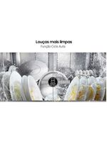 Lava-louças samsung dw60c7050fs/az 14 serviços com display de led 110v – inox