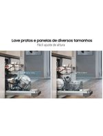 Lava-louças samsung dw60c7050fs/az 14 serviços com display de led 110v – inox
