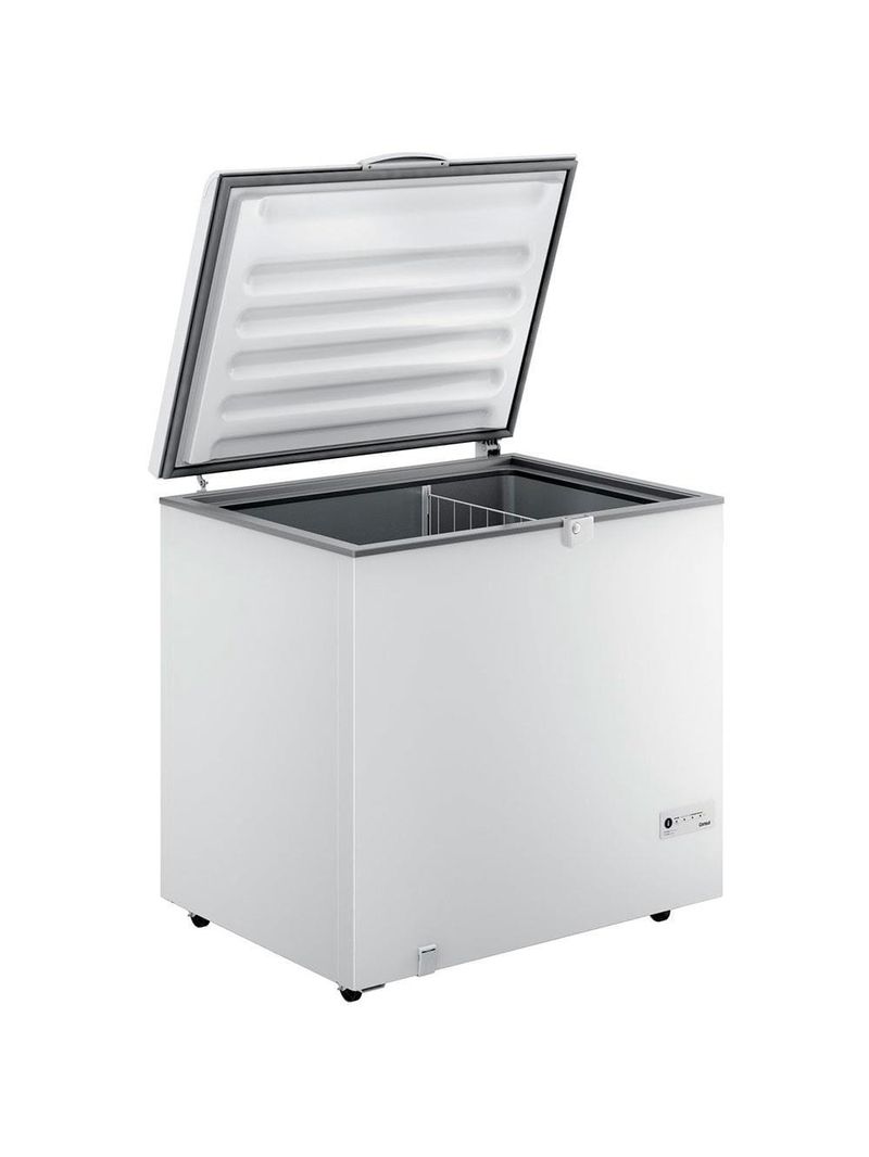 Freezer horizontal consul cha31fb pés com rodízio, 6 níveis de temperatura e degelo manual - 309l