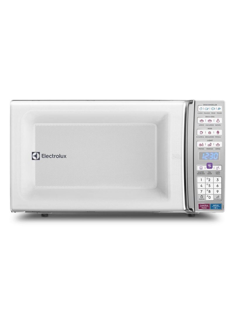 Micro-ondas electrolux meo44 34l função tira odor branco