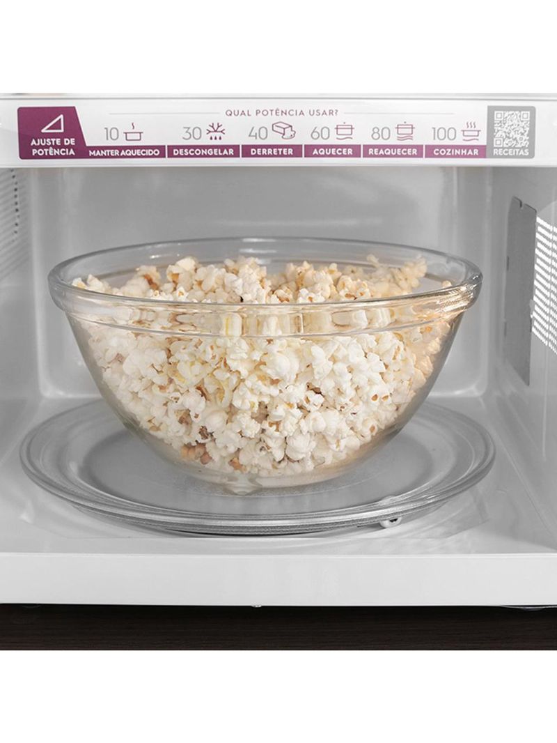 Micro-ondas electrolux meo44 34l função tira odor branco