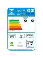 Fogão atlas 4 bocas agile up glass com mesa de vidro e acendimento automático bivolt - preto