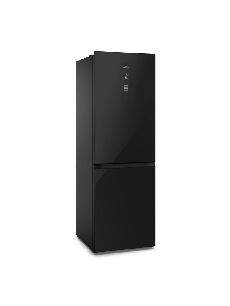 Geladeira electrolux frost free inverter 322l ib42g efficient com autosense inverse e painel digital - black glass