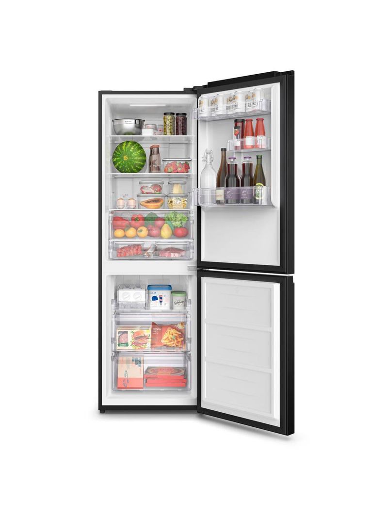 Geladeira electrolux frost free inverter 322l ib42g efficient com autosense inverse e painel digital - black glass
