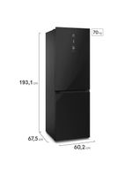 Geladeira electrolux frost free inverter 322l ib42g efficient com autosense inverse e painel digital - black glass