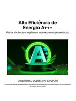 Geladeira lg frost free gn-b372pqw duplex com tecnologia smart inverter, linear cooling e multi air flow branca - 375 litros