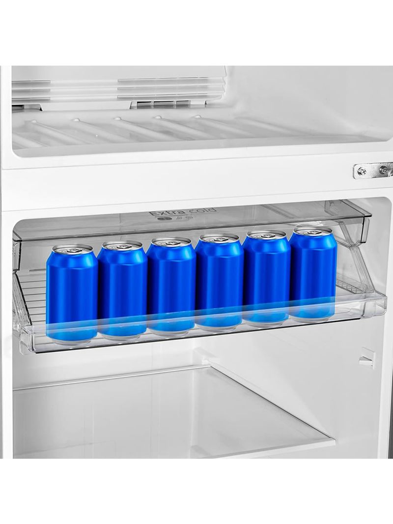 Geladeira midea duplex md-rt572evd461 frost free inox com painel touch e turbo freezer – 425 litros