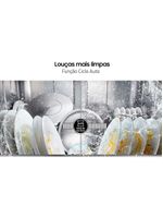 Lava-louças samsung dw60c7050fg/az 14 serviços com display de led 110v – black inox