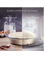 Forno de micro-ondas electrolux efficient me36s com funções fermentar e manter aquecido prata - 36l