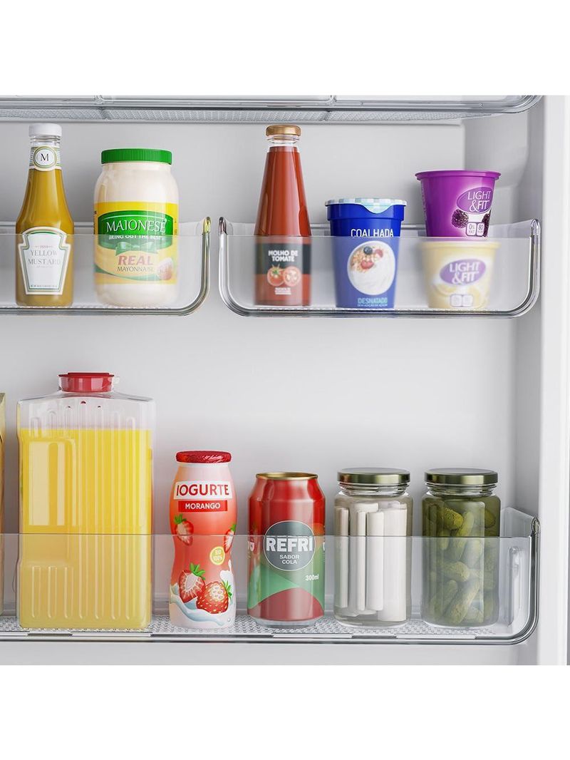 Geladeira consul frost free crm50lk duplex inox com função turbo, iluminação em led e filtro antiodor - 410 litros