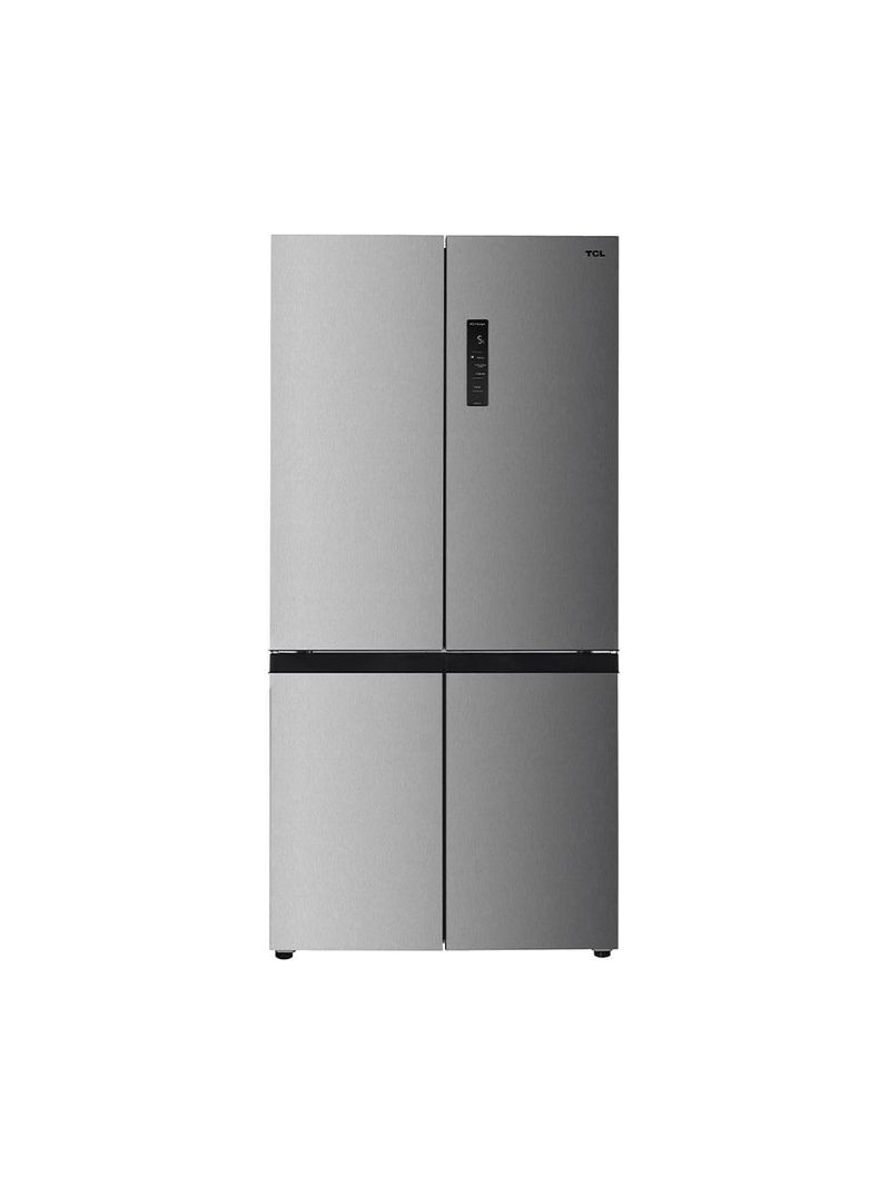 Geladeira tcl multidoor c589cdn1 frost free, twin eco inverter, multi-zone, painel digital com 4 portas inox - 589l