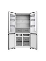 Geladeira tcl multidoor c589cdn1 frost free, twin eco inverter, multi-zone, painel digital com 4 portas inox - 589l