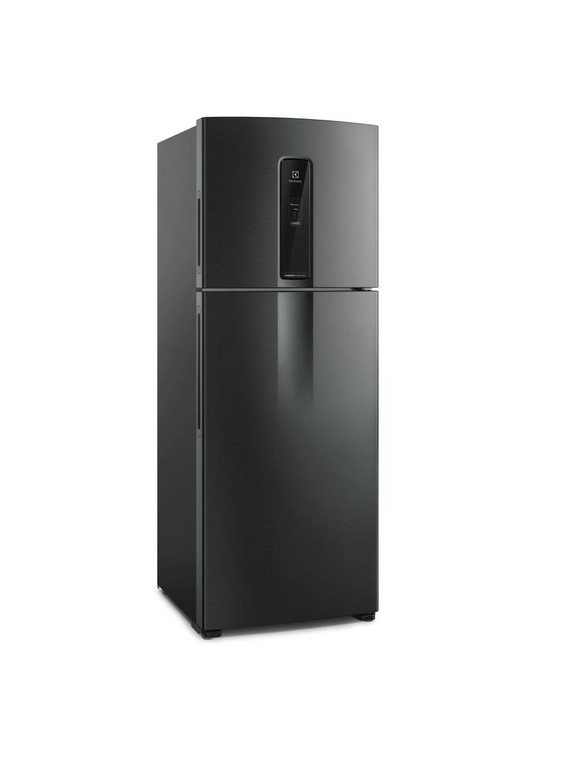 Geladeira electrolux frost free inverter 480l it70b efficient autosense duplex black inox look bivolt