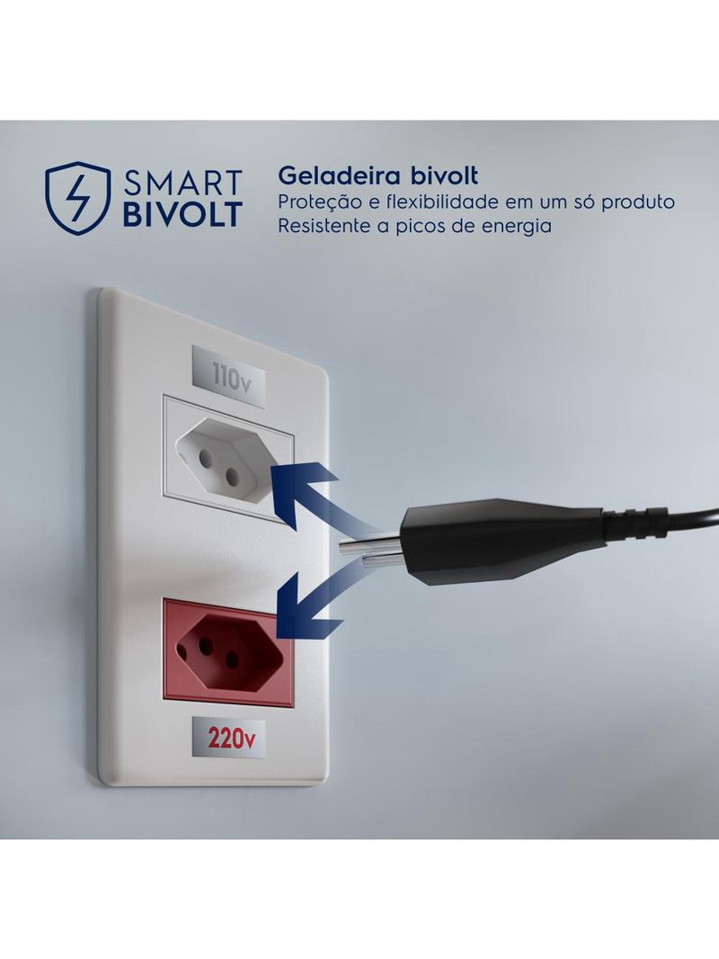 Geladeira electrolux frost free inverter 480l it70b efficient autosense duplex black inox look bivolt