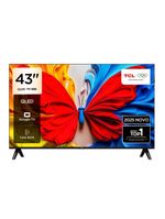 Smart tv 43” tcl 43s5k qled full hd google tv wi-fi