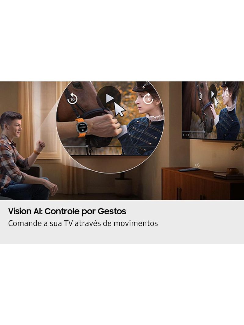 Smart tv samsung 50” 4k qled ultra qn50q7faagxzd vision ai xbox cloud gaming controle por gestos