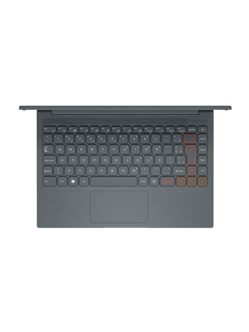 Notebook Positivo Vision C14 Intel® Celeron® Linux 4GB RAM 256GB eMMC 141” HD Lumina BAR – Cinza