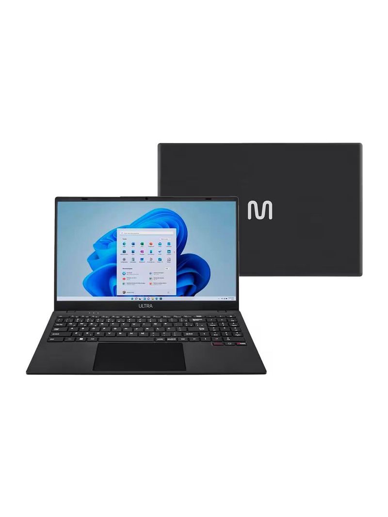 Notebook multi intel celeron n4020c 4gb ram 128gb emmc tela 15,6" hd windows 11 - ub263