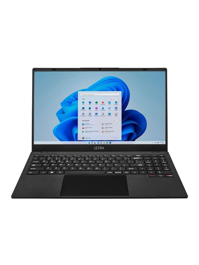 Notebook multi intel celeron n4020c 4gb ram 128gb emmc tela 15,6" hd windows 11 - ub263