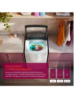Máquina de lavar brastemp bwf14ab 14kg smart sensor ciclo tira mancha cesto inox branca