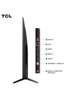 Smart tv 55” tcl 55p7k 4k qled 60hz hdr10+ dolby atmos dolby vision sistema operacional google tv