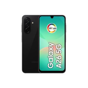 Smartphone samsung galaxy a26 tela 6.7" 256gb 5g câmera tripla 50mp preto