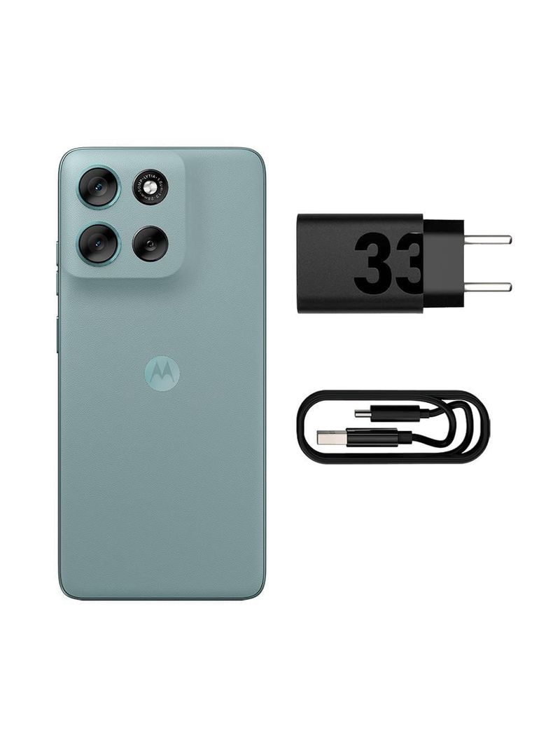 Smartphone motorola moto g56 5g tela 67” 256gb 8gb ram+16gb ram boost 50mp sony lytia 600 moto ai turbopower 33w ip69 desbloqueado cinza