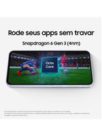 Smartphone samsung galaxy a36 5g preto 256gb, 8gb ram, câmera tripla até 50mp, tela super amoled 67", ip67, nfc, recursos ai e snapdragon 6 gen 3