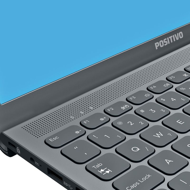 Notebook Positivo Master N1240 Intel® Celeron® N3350 SHELL EFI 4GB RAM 500GB HD 14" - Cinza Escuro