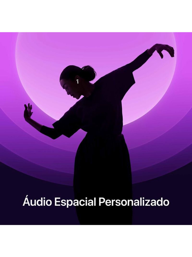 Apple airpods 4 com cancelamento ativo de ruído - branco