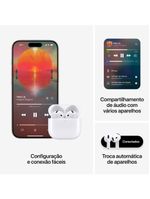 Apple airpods 4 com cancelamento ativo de ruído - branco
