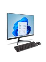 Computador all in one 23,8” multilaser ub840 fhd windows 11 core i3 4gb ram ssd 128gb preto