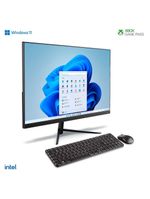 Computador all in one 23,8” multilaser ub840 fhd windows 11 core i3 4gb ram ssd 128gb preto