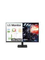 Monitor gamer 27” lg 27ms500-b com tela ips, full hd, 100hz, hdmi e dynamic action sync - preto