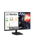 Monitor gamer 27” lg 27ms500-b com tela ips, full hd, 100hz, hdmi e dynamic action sync - preto