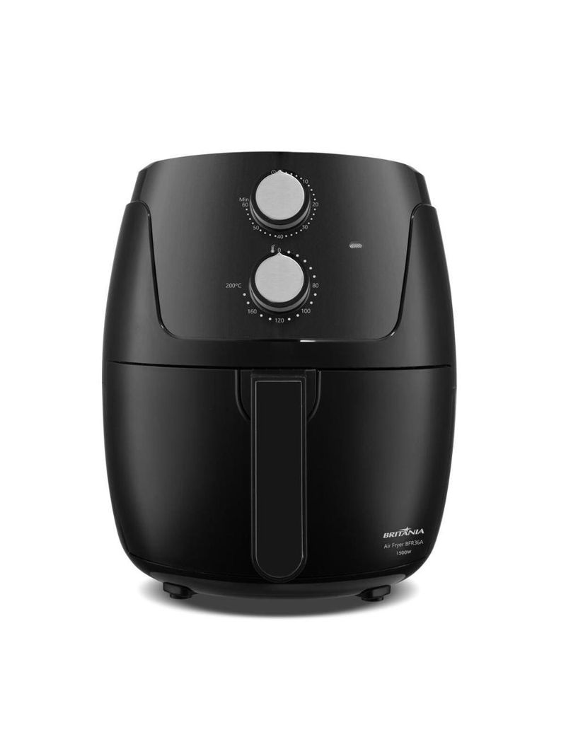Fritadeira elétrica britânia bfr36a silverstone 4,2l 1500w air flow preta
