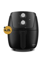 Fritadeira elétrica britânia bfr36a silverstone 4,2l 1500w air flow preta