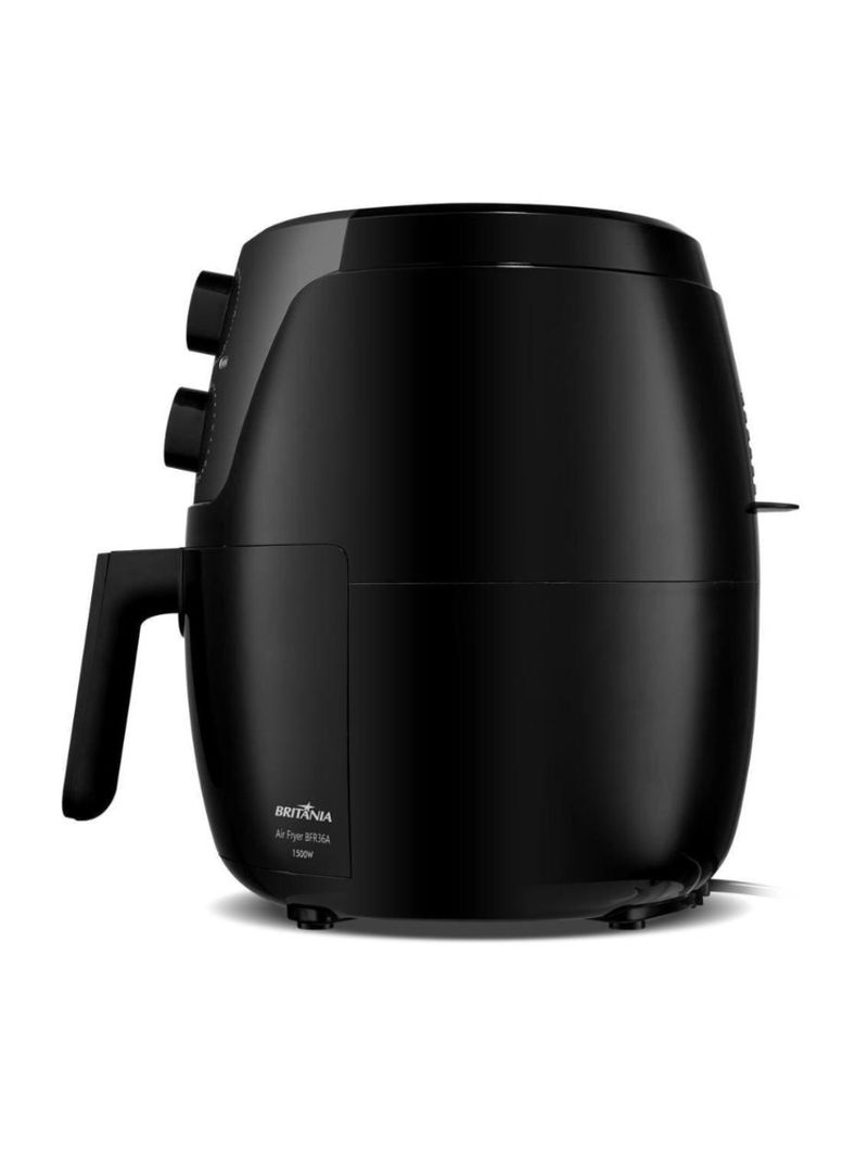 Fritadeira elétrica britânia bfr36a silverstone 4,2l 1500w air flow preta
