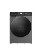 Lava e seca hisense 11/7kg wd3s11 com motor inverter, controle wi-fi, 13 programas de lavagem e 3 de secagem, painel touch - titanium