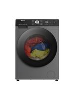 Lava e seca hisense 11/7kg wd3s11 com motor inverter, controle wi-fi, 13 programas de lavagem e 3 de secagem, painel touch - titanium