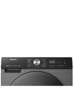 Lava e seca hisense 11/7kg wd3s11 com motor inverter, controle wi-fi, 13 programas de lavagem e 3 de secagem, painel touch - titanium