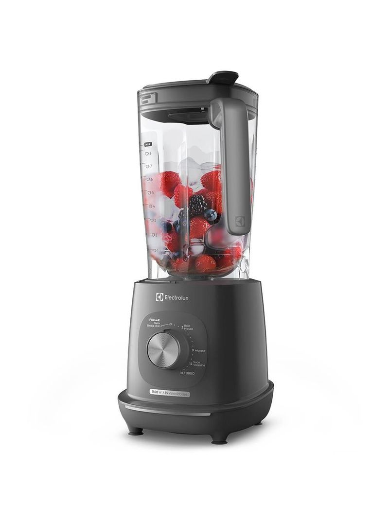 Liquidificador electrolux ebl1500 efficient triforce 1500w 3,2l cinza