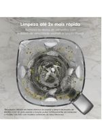 Liquidificador electrolux ebl1500 efficient triforce 1500w 3,2l cinza