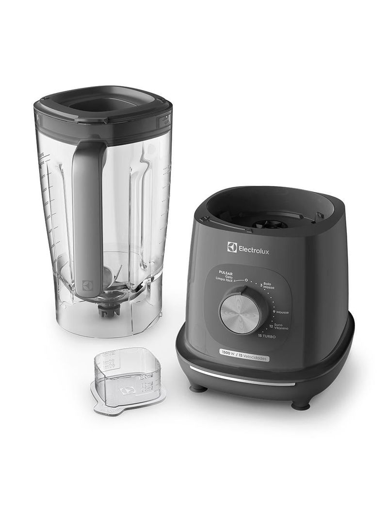 Liquidificador electrolux ebl1500 efficient triforce 1500w 3,2l cinza