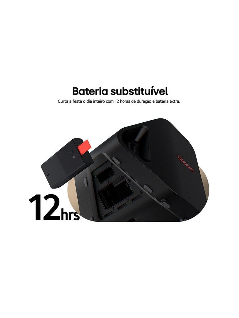 Caixa de som lg xboom stage301 bluetooth 120w 12h bateria karaokê ai by william
