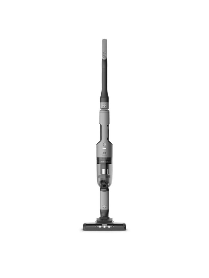 Aspirador de pó vertical sem fio electrolux cyclonic power erg018 90w 2em1 cinza